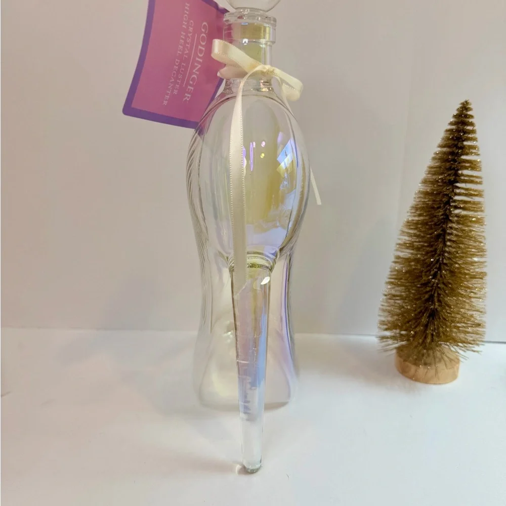 Godinger Crystal Luster High Heel Decanter
